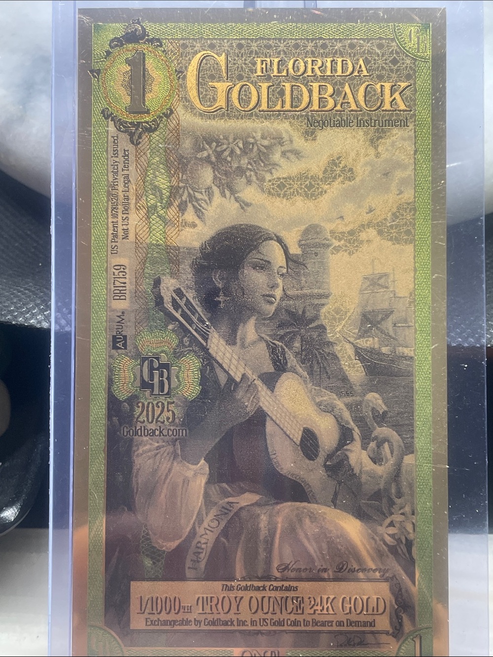 2025 1 Florida Goldback